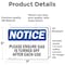Signmission Please Ensure Gas Is Turned Off After Each Use OSHA Notice Sign, Vinyl Decal, 7in W x 5in L, 2PK OS-2PACK-NS-D-57-L-17443 - alternate 4